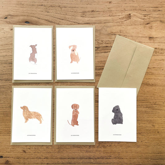 Ensemble de 5 cartes postales