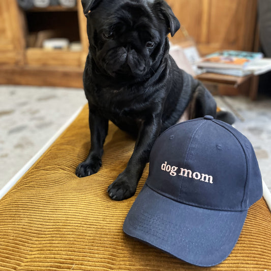 Casquette dog mom marine
