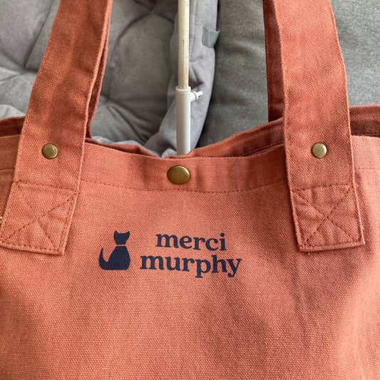 Le Murphy week-end, cabas rose - My cat thinks I'm awesome