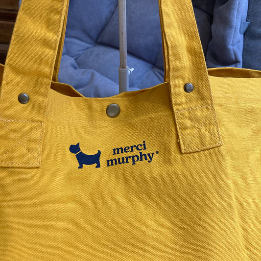 Le Murphy week-end, cabas jaune - It's never just a dog
