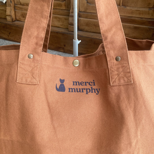 Le Murphy week-end, cabas caramel - My cat thinks I'm awesome