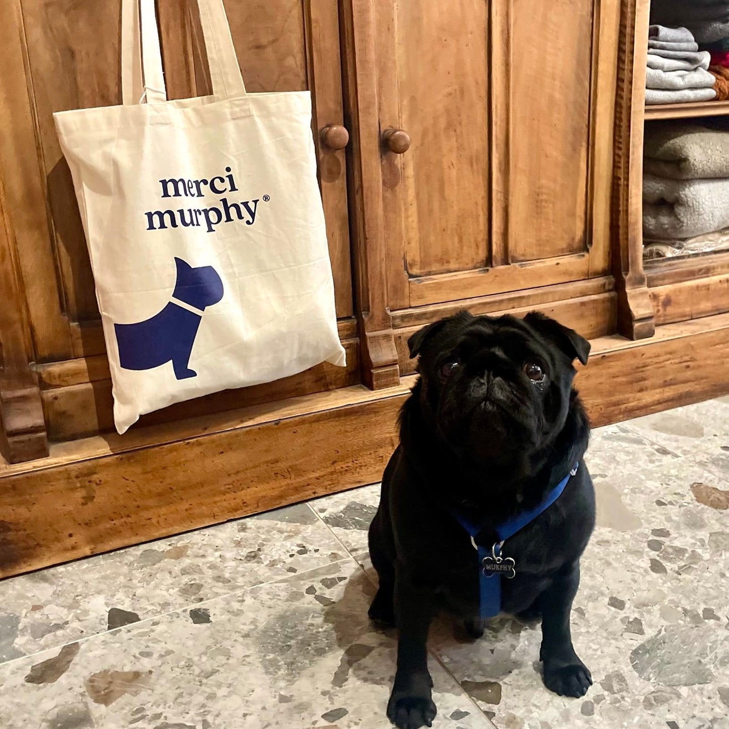 Tote bag merci murphy