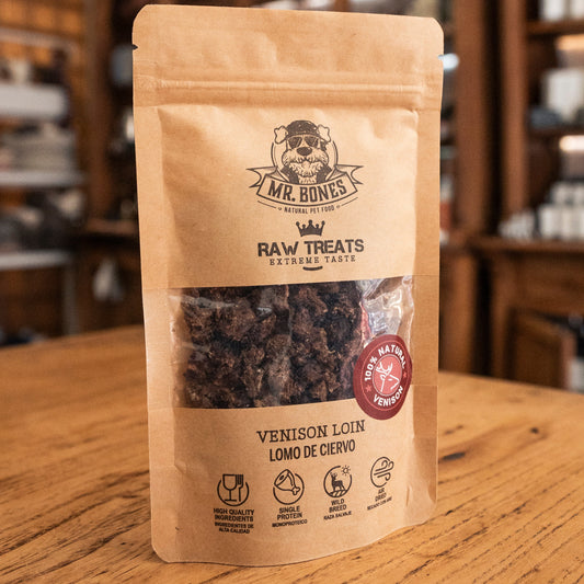 Snack sain longe de cerf déshydratée