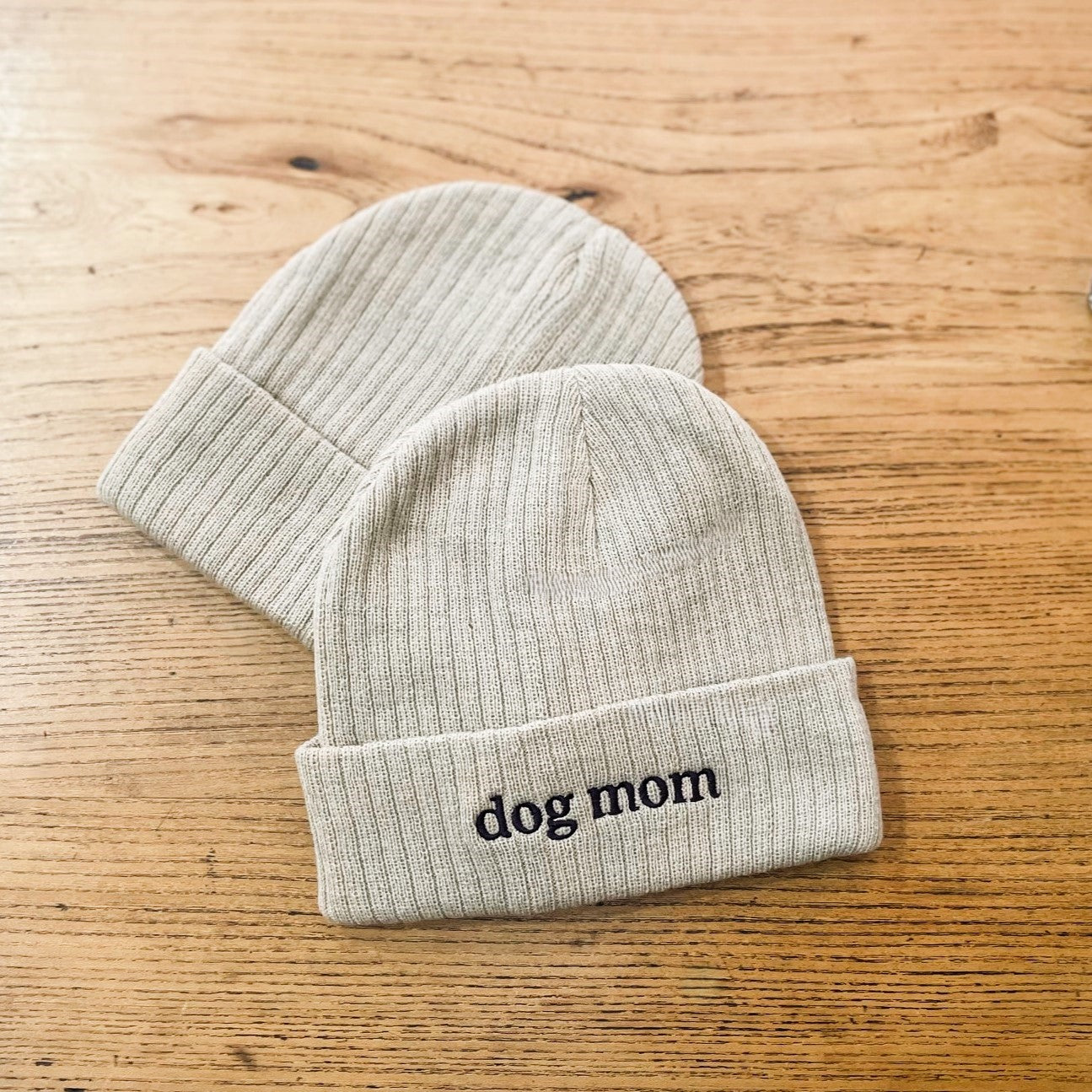 Bonnet Dog mom beige