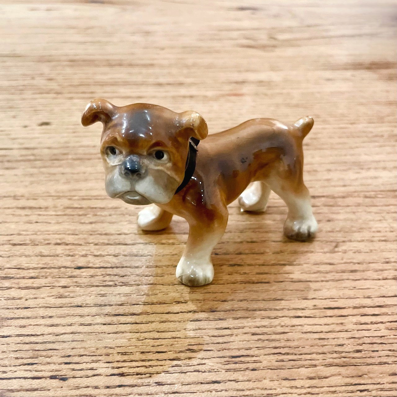 Bouledogue anglais vintage en céramique