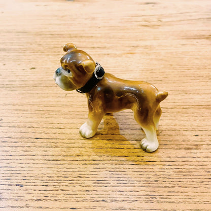 Bouledogue anglais vintage en céramique