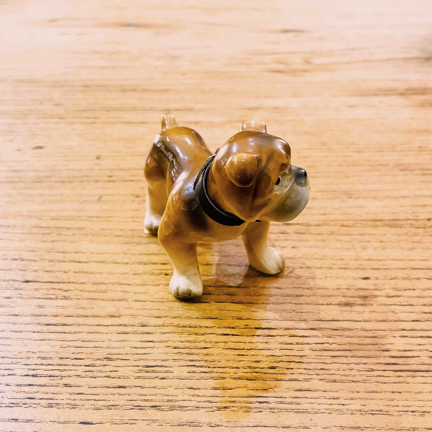 Bouledogue anglais vintage en céramique