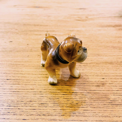 Bouledogue anglais vintage en céramique