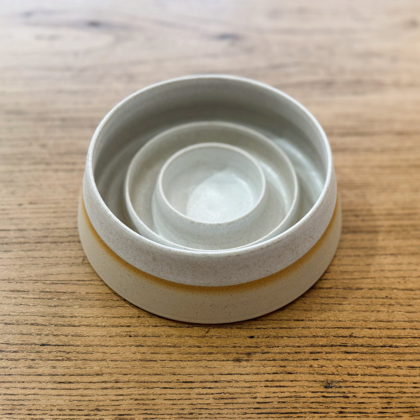 Gamelle en céramique grand format anti-glouton