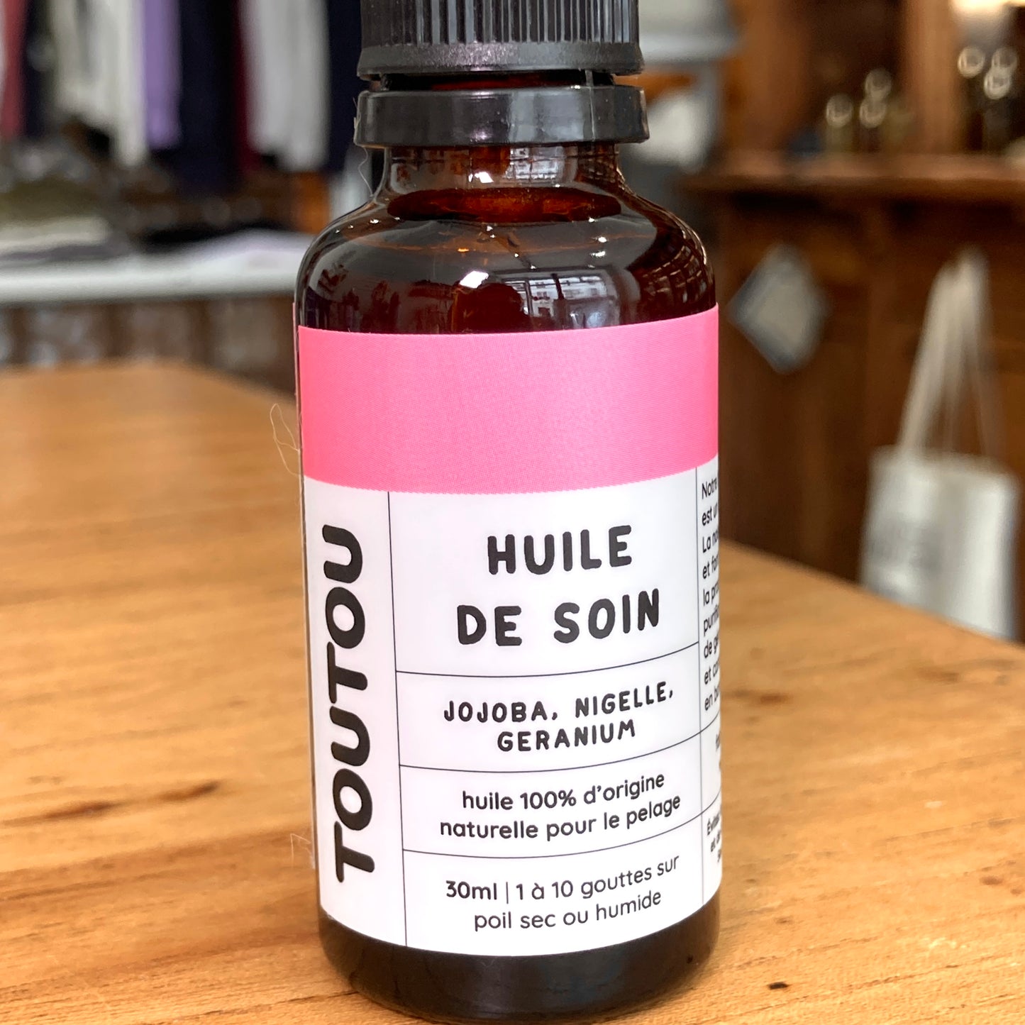 Huile de soin nourrissante pour chien et chat