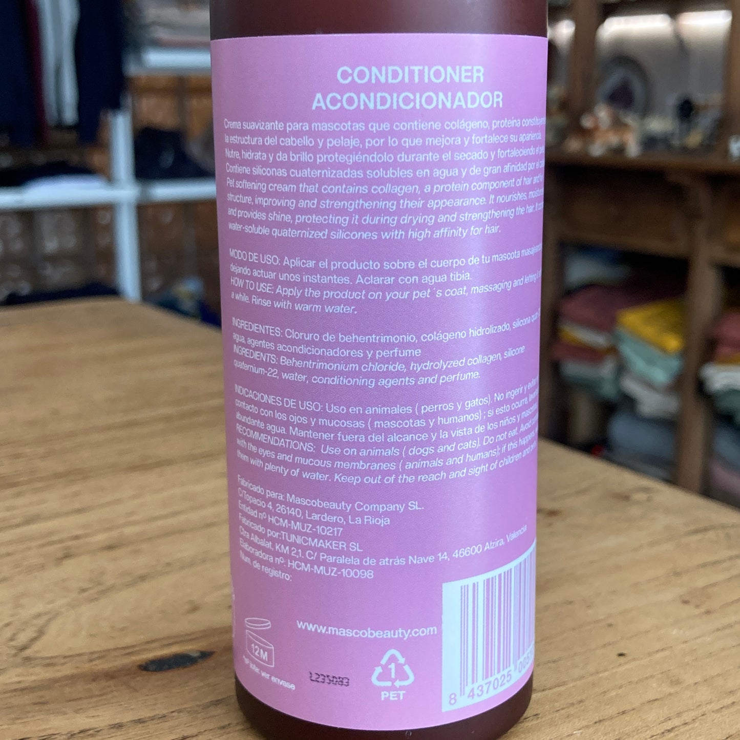 Après-shampooing adoucissant et démêlant pour chiens et chats