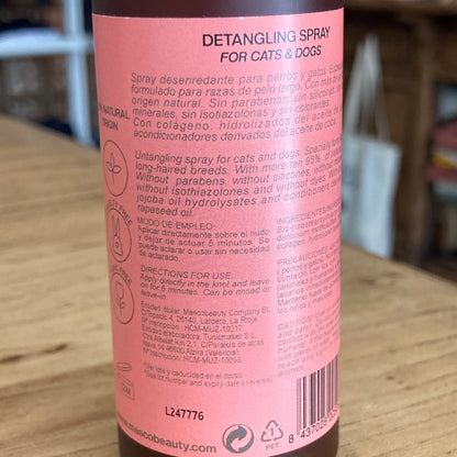 Spray démêlant pour chiens et chats