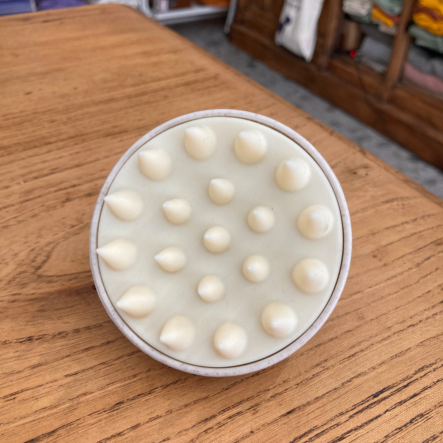 Brosse massante en silicone