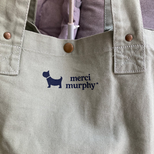 Le Murphy week-end, cabas vert - It's never just a dog