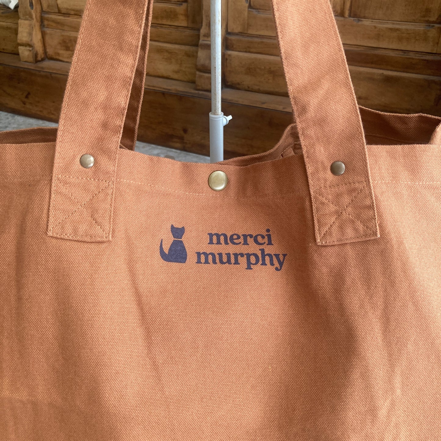 Le Murphy week-end, cabas caramel - My cat thinks I'm awesome