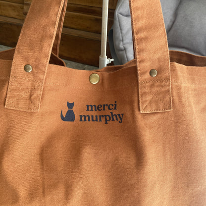 Le Murphy week-end, cabas caramel - My cat is my therapist