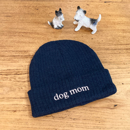 Bonnet Dog mom bleu marine