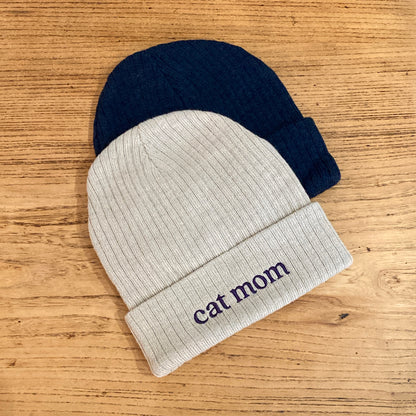 Bonnet Cat mom beige