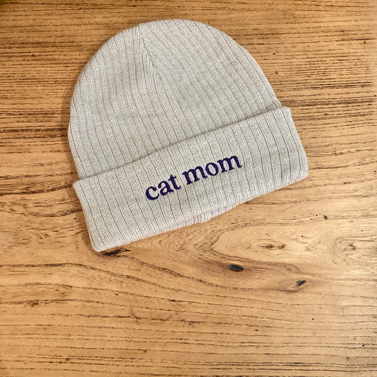 Bonnet Cat mom beige