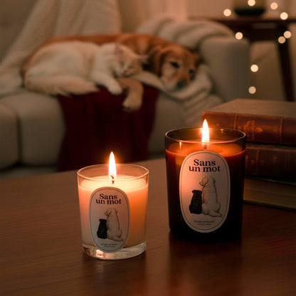 Bougie merci murphy x Atelier Vekkä " Sans un Mot "- petit format