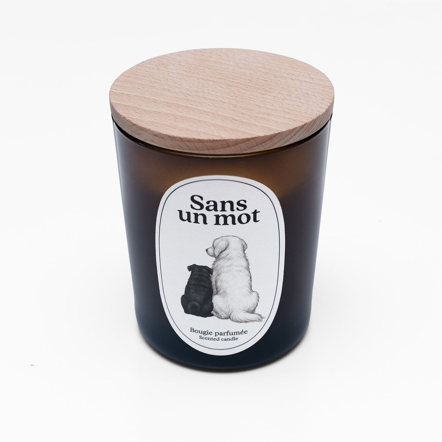 Bougie merci murphy x Atelier Vekkä "Sans un mot"