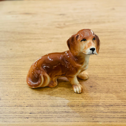 Teckel vintage en céramique